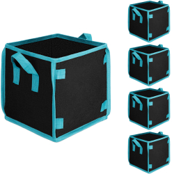 Set 5 bucati Grow Bags Square Navaris 27x27x27 cm material netesut 54255.01 