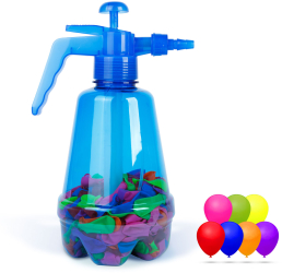 Set Umflare Baloane cu Apa cu 500 de Baloane Multicolore Bidon Apa 1.7 L 