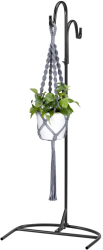 Suport de gradina cu carlig Navaris ajustabil 122 5x41x34 cm 2 baze incluse 56158.03 