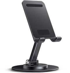 Suport pentru smartphone/tableta rotativ pliabil negru UGREEN 35152