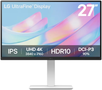LG 27" IPS UltraFine 27US550 4K Pivot alb