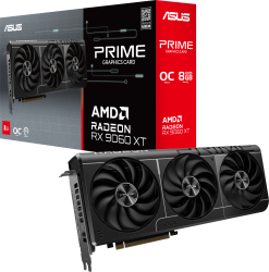Placa video ASUS Prime Radeon RX 9060 XT OC Edition 8GB GDDR6 128 bit 