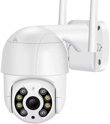 Camera de Supraveghere Juls and Sim® Wifi 8MP Exterior 5X Zoom rotire unghi 90 audio bidirectional stocare TfCard/cloud vizionare 