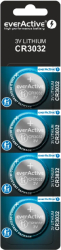 Set 4 baterii litiu mini everActive CR3032 