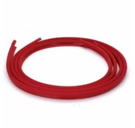 Set Inele Protectie Jante din Plastic Flexibil Universale Culoare Rosu 