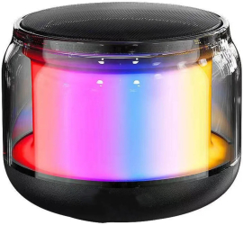 Boxa Bluetooth cu Lumini RGB Bass Profund Mini Boxa Portabila Reducere Zgomot 500mAh Boxa Wireless Mica pentru Acasa si Petreceri ABYZ 