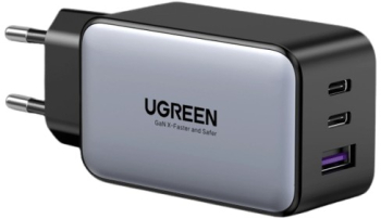 Incarcator retea 2xUSB Type-C 1xUSB Quick Charge 65W GaN II UGREEN 