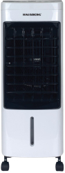 Ventilator cu racire si umidificare Hausberg 3 viteze temporizator 12h rezervor 4L telecomanda alb 