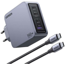 Incarcator retea 160W Nexode Pro 1xUSB 3xTpe-C cablu TypeC UGREEN 