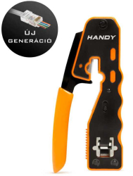 Cleste sertizare pentru conexiuni RJ45 8P CAT5/6/7/8 Pass Through decupare /taiere Handy 10181 