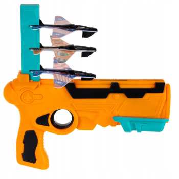 Pistol cu lansator Zola® 3 avioane incluse multicolor 25 x24.5 x5 cm 