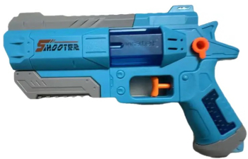 Pistol Manual cu Apa Flippy Jucarie Pistol cu Apa Sigur Pentru Copii Design Nou S-Shooter Atractiv 23 x 14.5 cm Albastru 