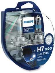 Set 2 buc becuri auto h7 racing vision philips 