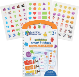 Set activitati educative cu abtibilduri - Culori numere si forme 