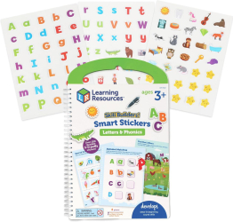 Set activitati educative cu abtibilduri - Litere si sunete lb.engleza 
