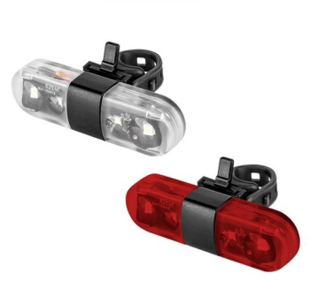 Set iluminat bicicleta fata/spate USB URZ3493 REBEL 