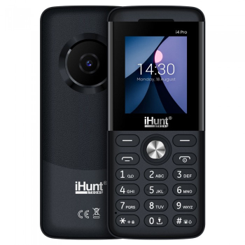 Telefon mobil iHunt i4 PRO Dual SIM 2G Camera Foto Radio FM Lanterna Difuzor 3 in1 USB-C Black 