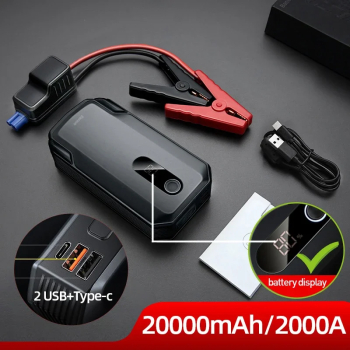 Baseus jump starter powerbank - 20000mah 2000a 