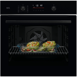 Cuptor incorporabil AEG TU5PB431SB Control Wi-Fi SurroundCook 5000 Autocuratare pirolitica Grill Electric 72 l Clasa A++ Negru 