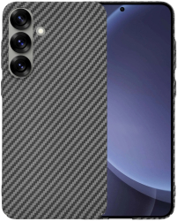 Husa pentru Samsung Galaxy S25 Plus - Techsuit Carbonite FiberShell - Black 