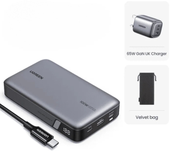 Ugreen 140w 25000mah powerbank pd fast incarcare pentru laptop xiaomi 