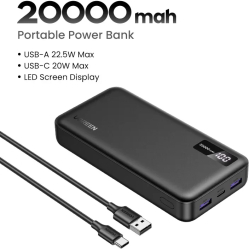 Ugreen 22.5w 10000mah powerbank fast incarcare pentru itelefon and xiaomi - 20000mah 