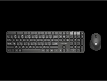 Kit tastatura si mouse Natec Octopus 2 Bluetooth/2.4GHz Layout US 3 butoane 110 taste (Negru) 