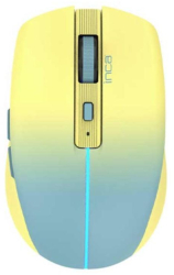 Mouse Inca IWM-511RS 800-1600 dpi Wireless 2.4 GHz Bluetooth USB (Galben/Albastru) 