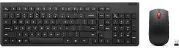 Kit tastatura si mouse Lenovo Essential Wireless Combo Gen2 Layout US USB (Negru) 