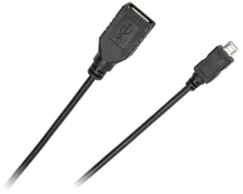 Cablu adaptor OTG USB mama la micro USB tata 0.2m Cabletech 