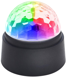 Glob disco rotativ 360° cu lumini LED colorate Vivo LPC1178 