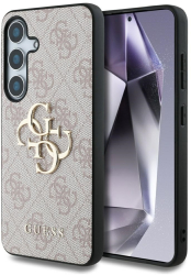 Husa pentru Samsung Galaxy S25 - Guess Hardcase 4G Big Metal Logo GUHCS25S4GMGPI - Pink 