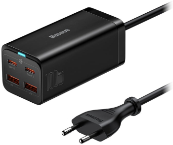 Incarcator reatea 100W 2xUSB si 2xTypeC PD3.0 QC4.0 GaN3 Pro BASEUS 