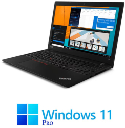 Laptop Lenovo L590 Quad Core i5-8365U 16GB DDR4 Display NOU Win 11 Pro 