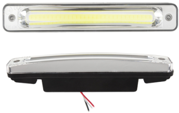 Lumini auto de zi 12V 2x 3W COB 600lm 6000K 190x30x45mm REBEL 