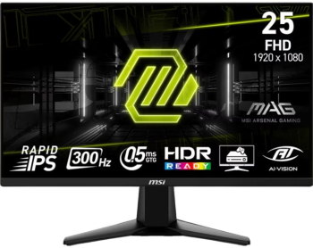 Monitor LED MSI Gaming MAG 255XF 24.5 inch FHD IPS 0.5 ms 300 Hz FreeSync Premium HDR 