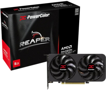 Placa video PowerColor AMD Radeon RX 9060 XT Reaper 8GB GDDR6 128 bit 