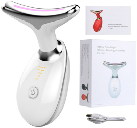 Aparat Profesional de Masaj Facial si Cervical ArvadaBeautyPro ES-1081 pentru Lifting si Fermitate Instantanee dimensiuni 89x47x120mm Alb 