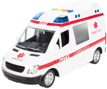 Masina ambulanta interactiva cu sunete si lumini 1 16 