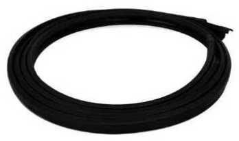 Set Inele Protectie Jante din Plastic Flexibil Universale Culoare Negru