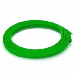 Set Inele Protectie Jante din Plastic Flexibil Universale Culoare Verde 