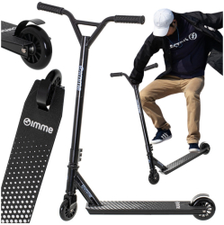 Trotineta cascadorie Stiv Gimme cu doua roti de 100 mm negru 