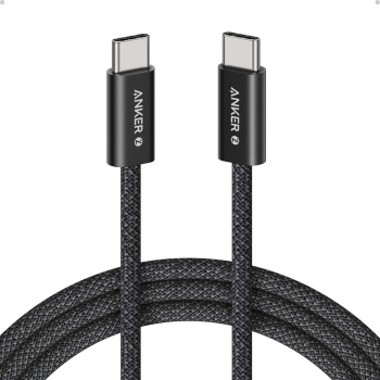 Cablu Anker Zolo USB-C la USB-C 240W braided 1m Negru 