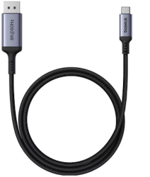 Cablu Baseus High Definition Series USB-C la DisplayPort rezolutie maxima 8K UHD la 60 Hz 2m 