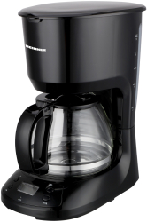 Cafetierea digitala Heinner Black Chatt HCM-D750GCBK LCD 1.25L filtru detasabil 750W negru 