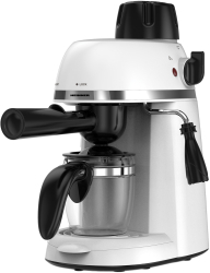 Espressor manual Heinner Kopy 350WH HEM-350WH 800W 3.5 bar capacitate rezervor 0.24l optiuni preparare espresso si cappuccino Alb 
