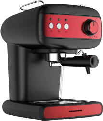 Espressor manual Heinner Red Boquette HEM-1100BKRD 850W 15 bar rezervor apa 1.2l negru/rosu 