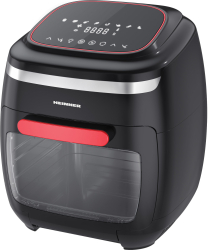 Friteuza cu aer cald Heinner Aifryer Crystal Clear HAF-B2000FB gatire fara ulei 2000W capacitate cos 4.5L capacitate cuptor 11L 8 progr 