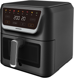 Friteuza cu aer cald Heinner HAF-H8BK1700 1700W 8L display digital touch 8 programe negru 