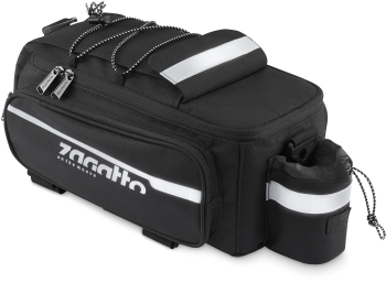Geanta de bicicleta cufar pe portbagaj negru 38x13x20 cm Zagatto ZG855 